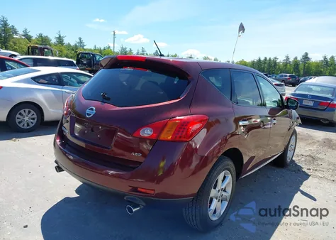 2010 Nissan Murano S z USA, uszkodzony, nr VIN JN8AZ1MW8AW140427